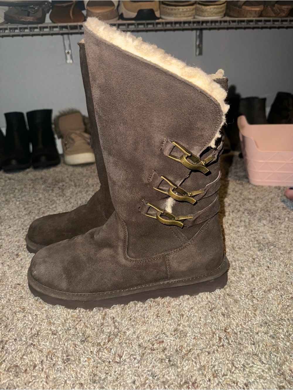 Bearpaw Buckle Boots